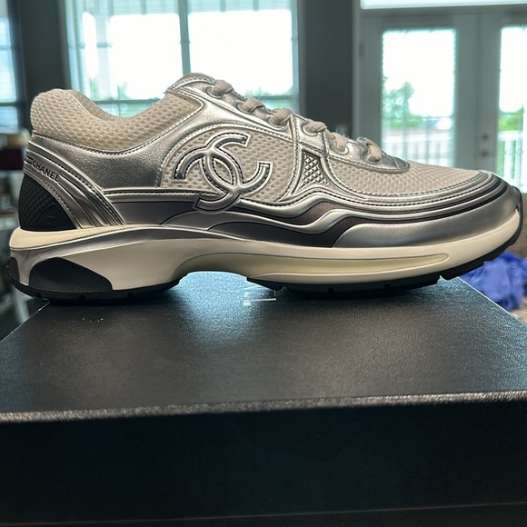 Silver Chanel Runners never worn - Picture 2 of 9